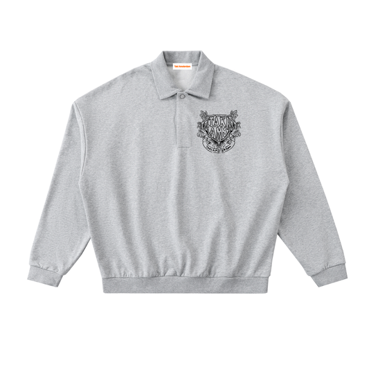 Crest Heavyweight Fleece Polo Sweatshirt