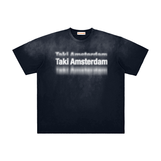 Blurred Vision Vintage Washed Frayed T-Shirt