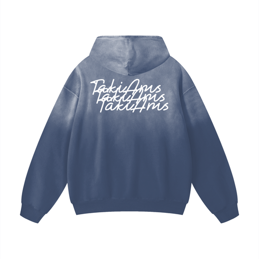 Triple T Heavyweight Sunfade Oversized Hoodie