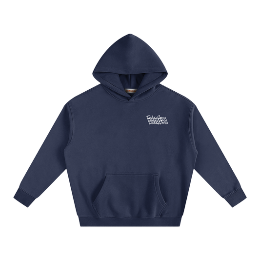Triple T Oversize Fleeced Hoodie