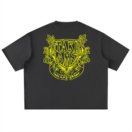 Tams Washed Rolled Hem Half Sleeve T-Shirt