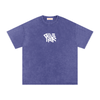 Stock Logo Snow Washed Oversized Cotton T-Shirt