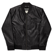 Leather Bomber Jacket