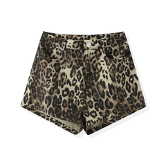 Taki leopard shorts