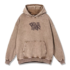 taki washed stock logo hoodie - Taki streetwear